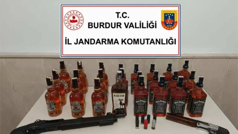 Yılbaşı öncesi 24 Litre Sahte Viski ele geçirildi