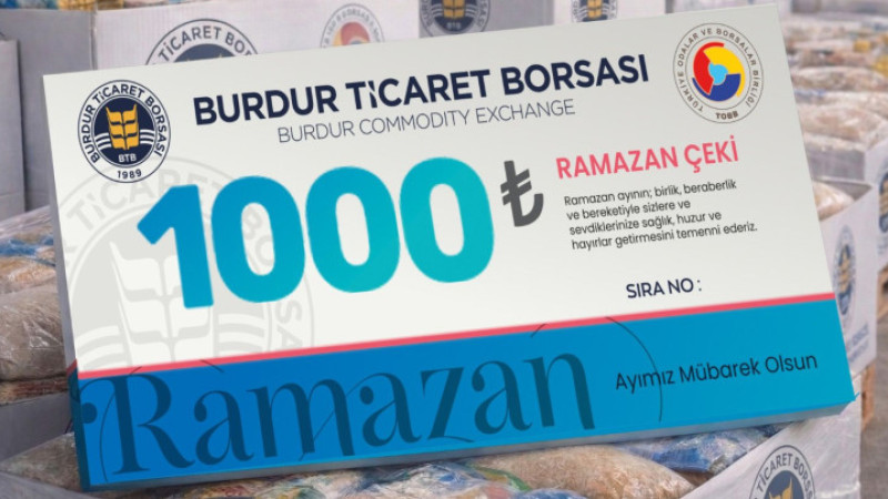 BTB'den 1000 Aileye Ramazan Desteği